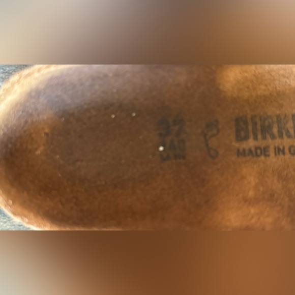 Birkenstock Gizeh Sandals – Silver Leather – Women’s 7 / EU 37– Made in Germany - Picture 5 of 5